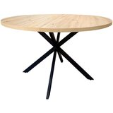 MID.YOU Jedilna miza , črna, barve hrasta | Shoptok.si