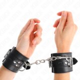 Kink Okovi Za Zapestje Black With Black Belt | Shoptok.si