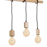  Luster na šipci JACK 3xE27/40W/230V prirodno drvo | Eponuda.com