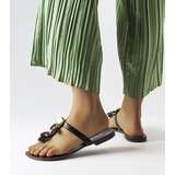  Black elegant flip-flops Zarattini | ePonuda.com