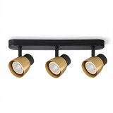  Brilagi - Spot svetiljka NUGGET 3xGU10/30W/230V crna/zlatna | Eponuda.com