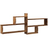  Zidna polica boja staro drvo 167,5x18x68 cm konstruirano drvo | shoptok.hr