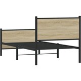  Metalni okvir kreveta bez madraca boja hrasta sonome 80x200 cm | shoptok.hr