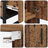vidaXL set namještaja za kupaonicu 3 pcs staro drvo 90 x 33 x 60 cm | shoptok.hr