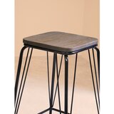 Premier Housewares Crni/smeđi stolac od čvrstog brijesta District – | shoptok.hr