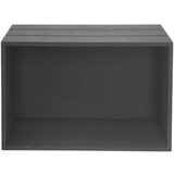 Orion Antracitno siva lesena škatla za shranjevanje 36x26x15 cm – | Shoptok.si