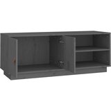 TV ormarić sivi 105 x 34 x 40 cm od masivne borovine | shoptok.hr