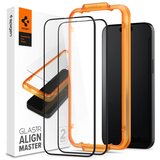 Spigen Glas.tR Align Master (2 kosa) za iPhone 15 Pro – črn Cene