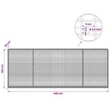 Gabion s žicom debljine 3 5 mm i mrežom 5x2 5 cm 400x30x150 cm - 30 cm 150 cm 400 cm | shoptok.hr