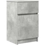 vidaXL Nočna omarica betonsko siva 39x35x65 cm inženirski les | Shoptok.si