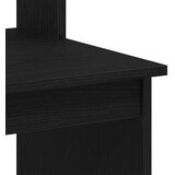  Radni stol s policama Crni hrast 102x45x148 cm Konstruirano drvo | Shoptok.si