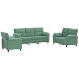  Set sofe 3 pcs Morska zelena Baršun | shoptok.hr