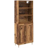  Highboard Staro drvo 69,5 x 34 x 180 cm Konstruirano drvo | shoptok.hr