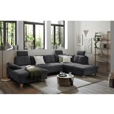 MID.YOU SEDEŽNA GARNITURA, rebrasti žamet antracit | Shoptok.si