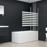  Tuš-kabina od kaljenog stakla 120 x 140 cm prugasta | shoptok.hr