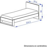 Mömax Postelja Nael, Barva Hrasta, Črna, 90x200 | Shoptok.si