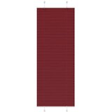  Plisirana zavjesa Bordo crvena 75x200 cm Širina tkanine 74,4 cm Poliester | shoptok.hr