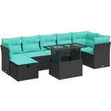  8-dijelni set vrtnih sofa od poliratana s jastucima sivi bagrem | shoptok.hr