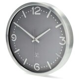 Nedis CLWA7226SS - Zidni sat prečnika 30,5 cm 1xAA mat hrom/siva | Eponuda.com
