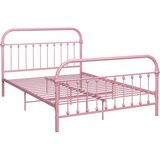 vidaXL posteljni okvir roza kovinski 120x200 cm | Shoptok.si