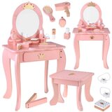  Drveni toaletni stolić pink | shoptok.hr