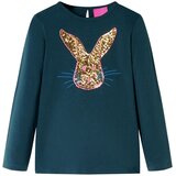  Dječja majica dugih rukava tamnozelena 128 | Eponuda.com