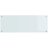  Kuhinjski zid Bijelo 110 x 40 cm Staklo otporno na udarce | shoptok.hr