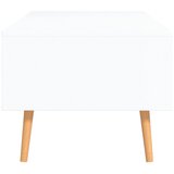  Stolić za kavu bijeli i boja hrasta 100 x 49,5 x 43 cm iverica | Shoptok.si