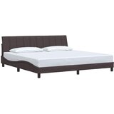  Okvir za krevet bez madraca Hanko tamnosmeđi 200x200 cm od tkanine | shoptok.hr
