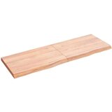 Stolna ploča svjetlosmeđa 120 x 40 x 4 cm tretirana hrastovina | shoptok.hr