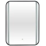 pravougaono led ogledalo sa crnim ramom 80x60 DH-6080BLMB