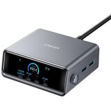 Anker Prime Stoni brzi punjač GaN, 250W, 6-portova (4xUSB-C i 2xUSB-A), Srebrni | Eponuda.com