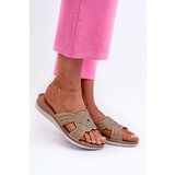 Inblu Comfortable women's flip-flops with zircons | Shoptok.si