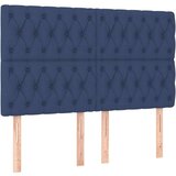 vidaXL Krevet s oprugama i madracem plavi 140 x 190 cm od tkanine | shoptok.hr
