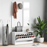  3-u-1 set ormarića za cipele bijeli od konstruiranog drva | shoptok.hr