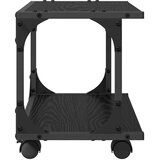 vidaXL Držač za printer Crni hrast 41 x 28 x 33.5 cm Konstruirano drvo | shoptok.hr