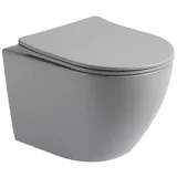 Belneo viseča brezrobna wc školjka z ultra tanko desko MS2342MG