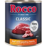  Varčno pakiranje Rocco Classic 24 x 800 g - Govedina s perutninskimi srci | shoptok.hr