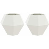  Sadilica 2 pcs Bijelo 100 x 100 x 80 cm Čelik | Eponuda.com
