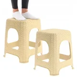 Kuhinjski stolček Trdna nedrseča platforma do 120 kg, (5000351931)