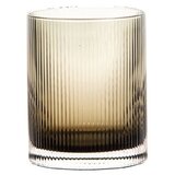 LIVELLARA Kozarec za vodo, sok Rigatino smoke / 300ml / sivo-rjav / steklo, (5000255092) | Shoptok.si