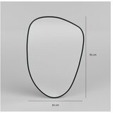 Hanah home ogledalo pietra nera black | ePonuda.com