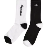 MT Accessoires Zodiac Socks 2-Pack Black/White Aquarius
