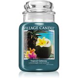 Village Candle Tropical Gateway dišeča sveča (Glass Lid) 602 g | Shoptok.si