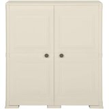 vidaXL Plastični ormarić 79 x 43 x 85,5 cm drveni dizajn krem | shoptok.hr
