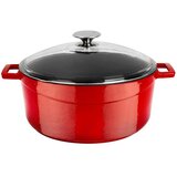 Lava okrugli Dutch oven sa staklenim poklopcem | Eponuda.ba