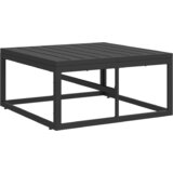  Sjedeća garnitura za vrt 7 pcs Crna 70 x 70 x 32 cm Aluminij | shoptok.hr