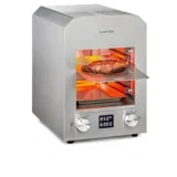 hannibal, visokotemperaturni žar, za notranjo uporabo, 2200 w, 850 °c, nerjaveče jeklo, srebrn