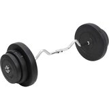  Dvoručni zakrivljeni uteg s pločama 60 kg | shoptok.hr