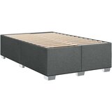 vidaXL Box spring postelja z vzmetnico temno siva 120x190 cm blago, (21321435) | Shoptok.si